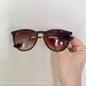 Ray Ban Erika Tortoise Shell Sunglasses
